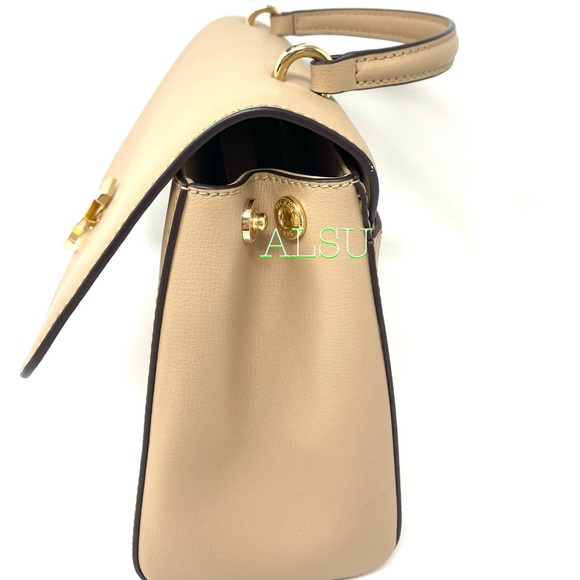 Michael Kors Mott MD TH Satchel Leather Bisque - Picture 14 of 14